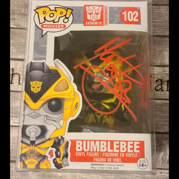 Funko POP! Transformers: Bumblebee 102 SIGNED by Mark Ryan w/ JSA